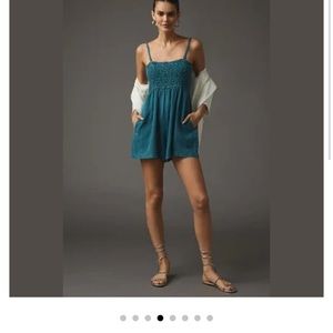 Pilcro Smocked Romper NWT